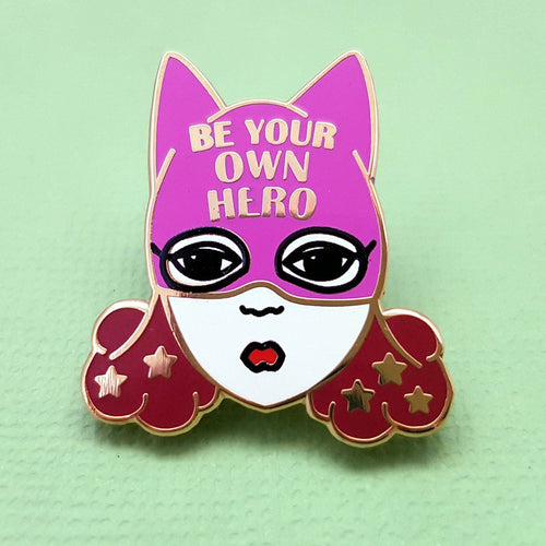 Be Your Own Hero Lapel Pin - Jubly-Umph
