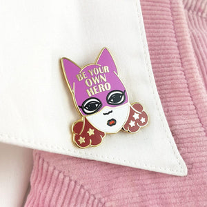 Be Your Own Hero Lapel Pin - Jubly-Umph