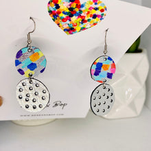Load image into Gallery viewer, Stella Double Drops - Leather Earrings