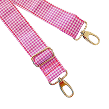 Load image into Gallery viewer, Lavender Small Check Gingham - Adjustable Shoulder Strap