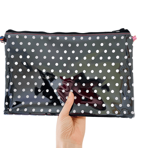 Retro Dotty Floral - Large Purse Plus+