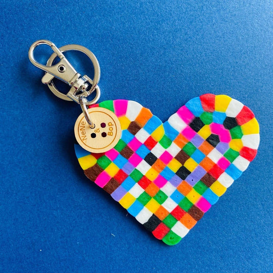 Rainbow Heart Charm